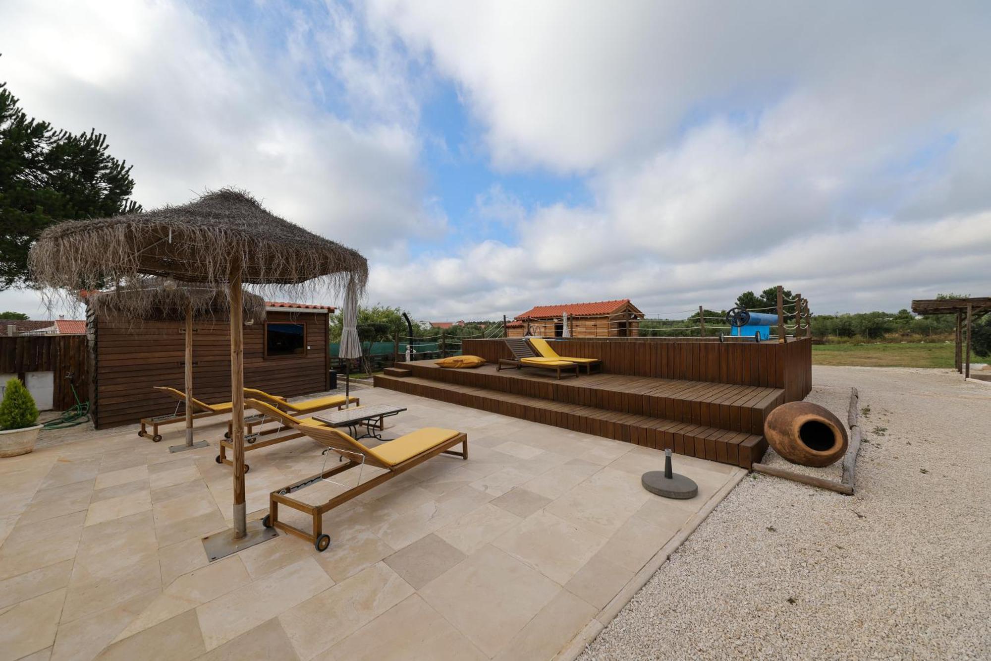Renovated Wine Press House - With Pool Villa ปอร์โต เด มอส ภายนอก รูปภาพ